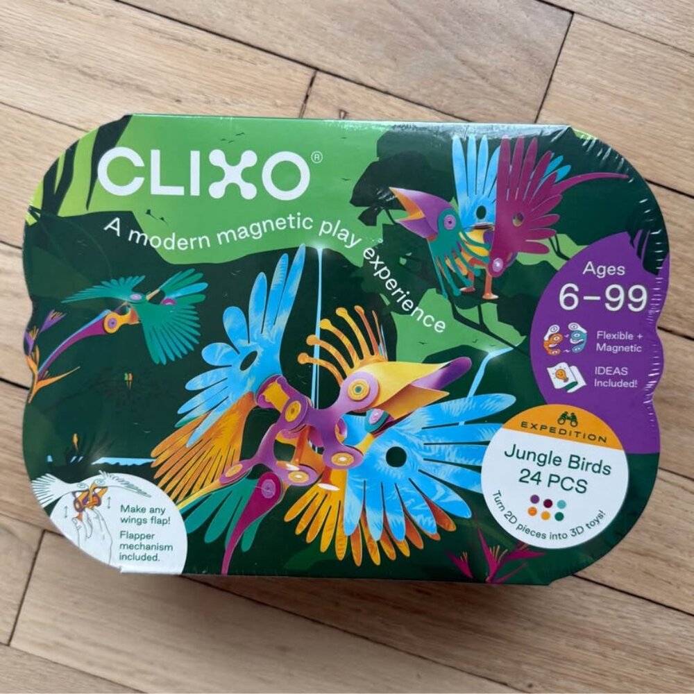 Clixo Jungle Birds Magnetic Set